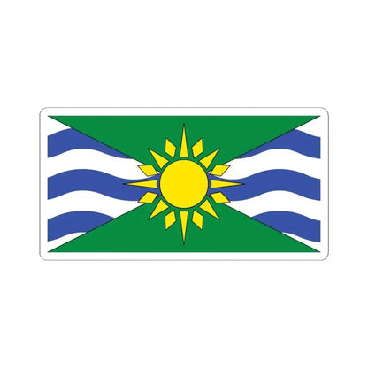 Flag of Orillia Canada (Canada) STICKER Vinyl Kiss-Cut Decal 4 Inch White - The Sticker Space