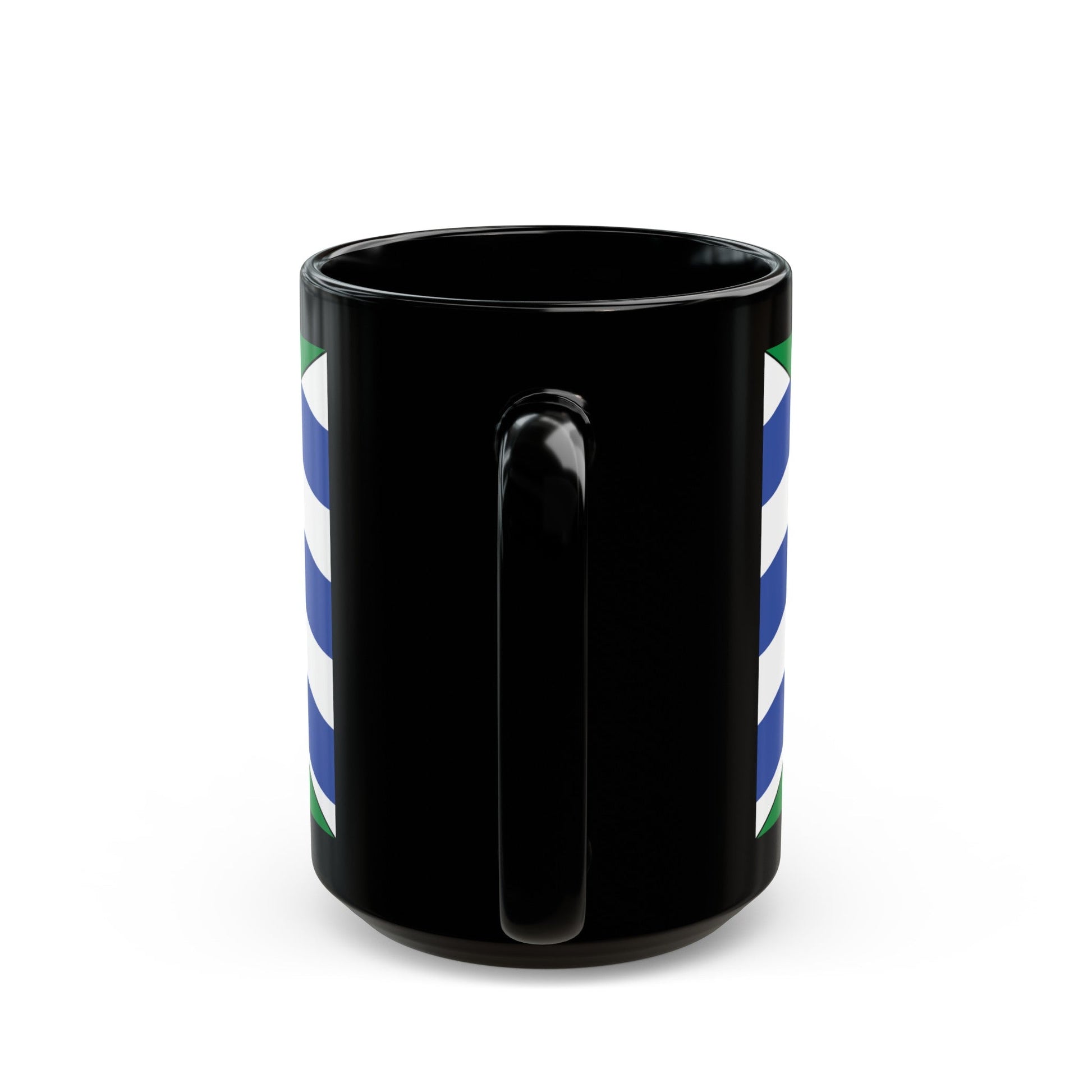 Flag of Orillia Ontario Canada - Black Coffee Mug-The Sticker Space