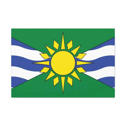 Flag of Orillia Ontario Canada - Canvas Wall Art 30" x 20" 1.25" - The Sticker Space