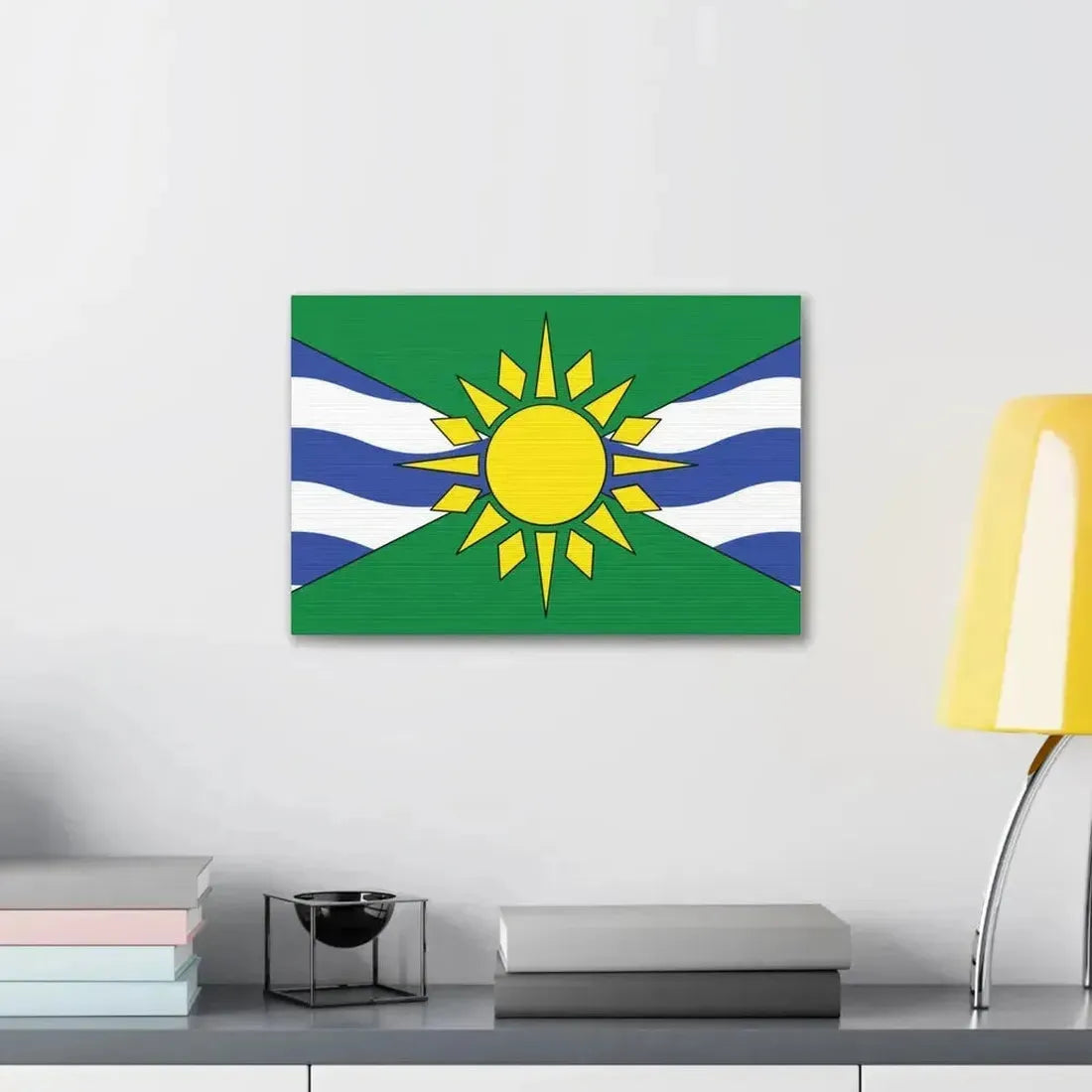 Flag of Orillia Ontario Canada - Canvas Wall Art - The Sticker Space