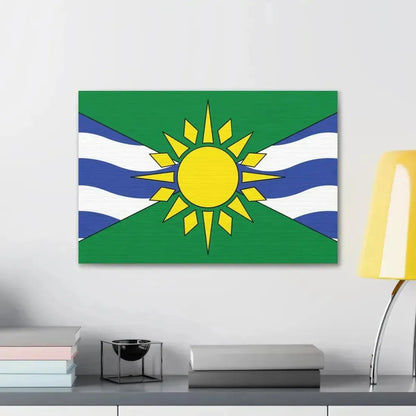 Flag of Orillia Ontario Canada - Canvas Wall Art - The Sticker Space