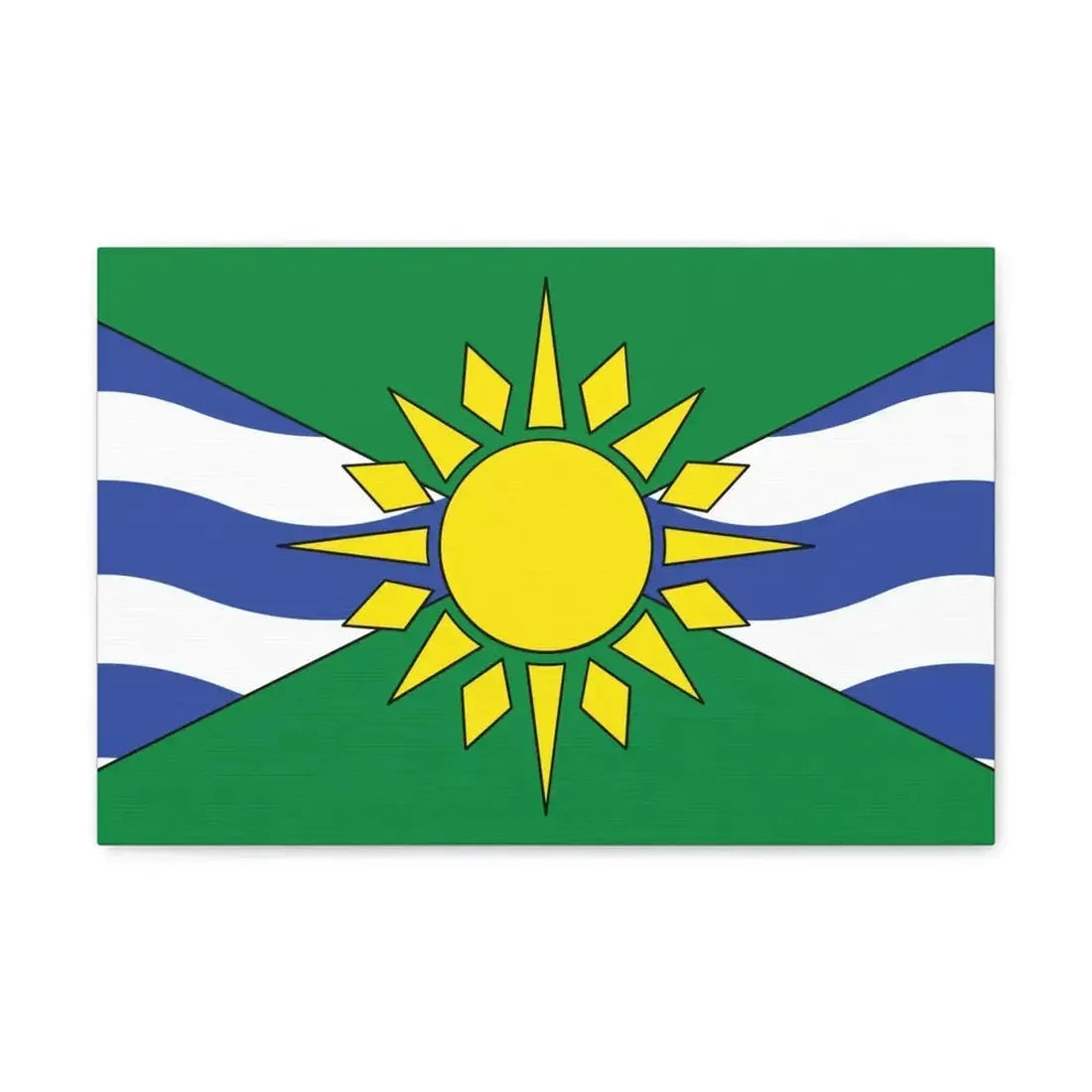 Flag of Orillia Ontario Canada - Canvas Wall Art - The Sticker Space