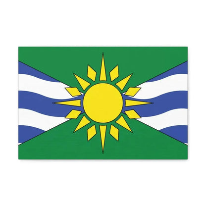 Flag of Orillia Ontario Canada - Canvas Wall Art - The Sticker Space