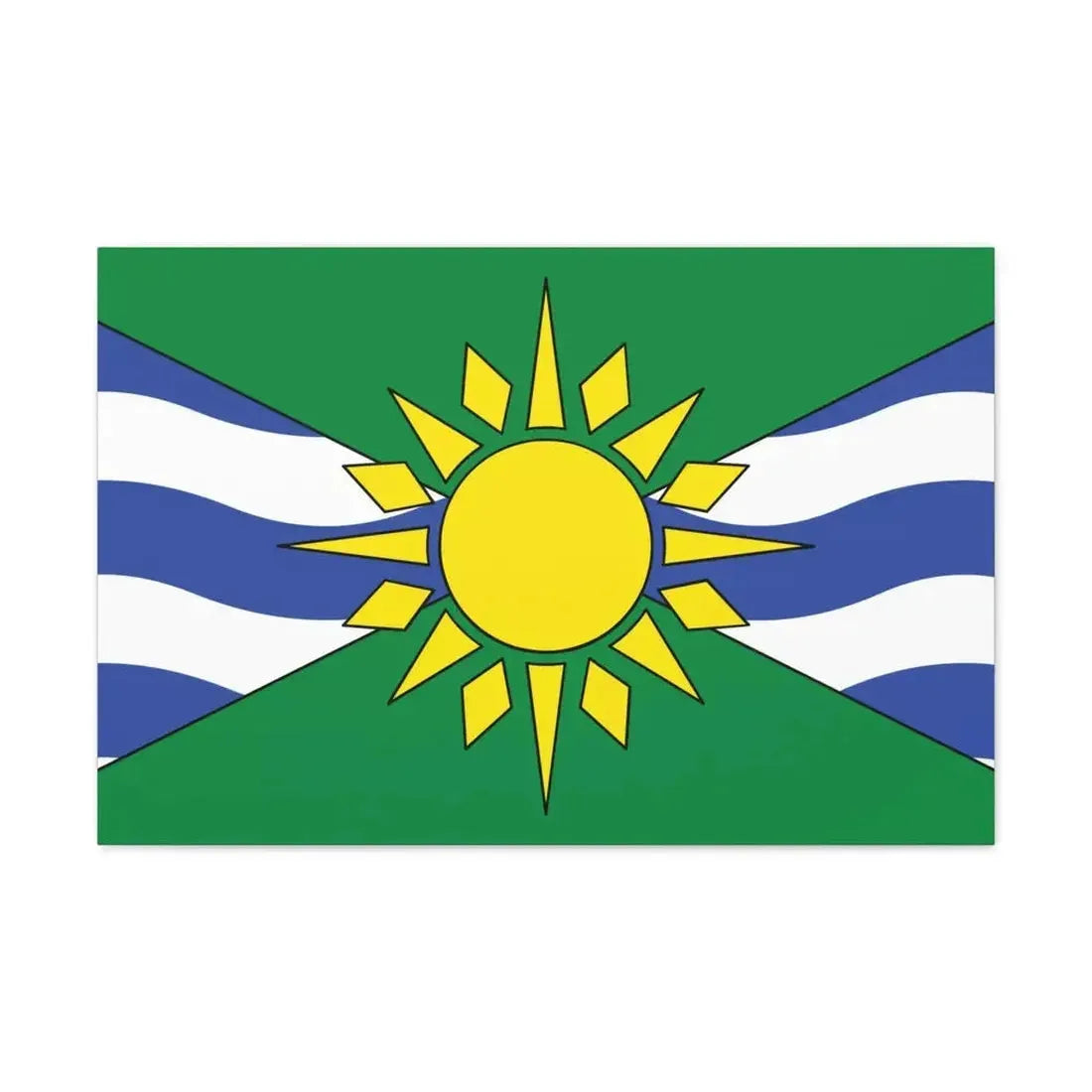 Flag of Orillia Ontario Canada - Canvas Wall Art - The Sticker Space