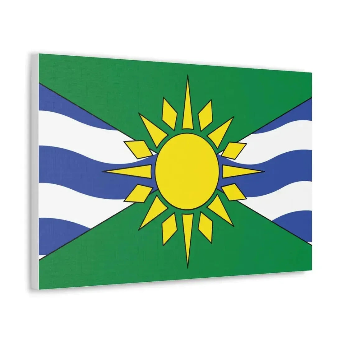 Flag of Orillia Ontario Canada - Canvas Wall Art - The Sticker Space