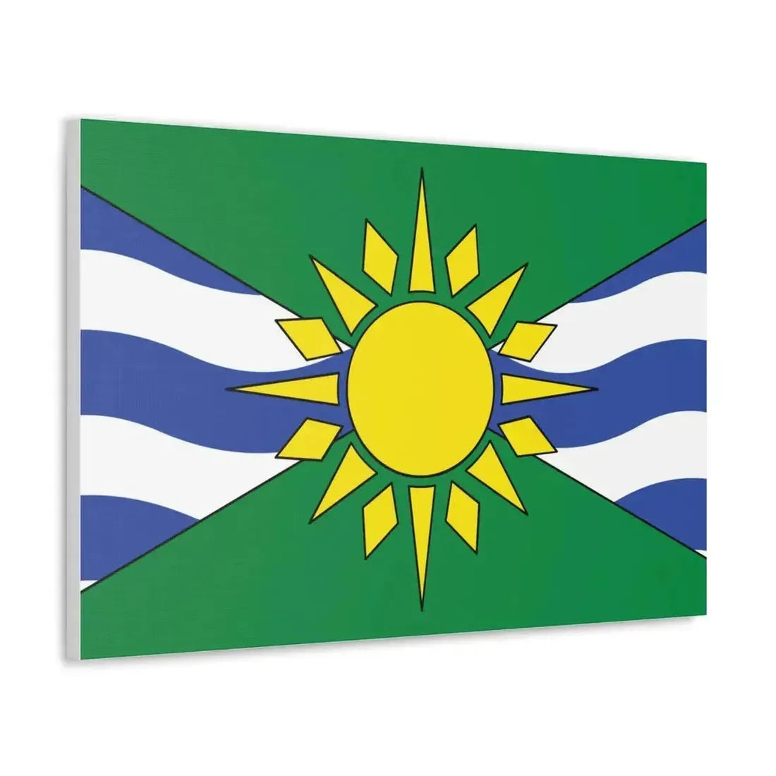 Flag of Orillia Ontario Canada - Canvas Wall Art - The Sticker Space