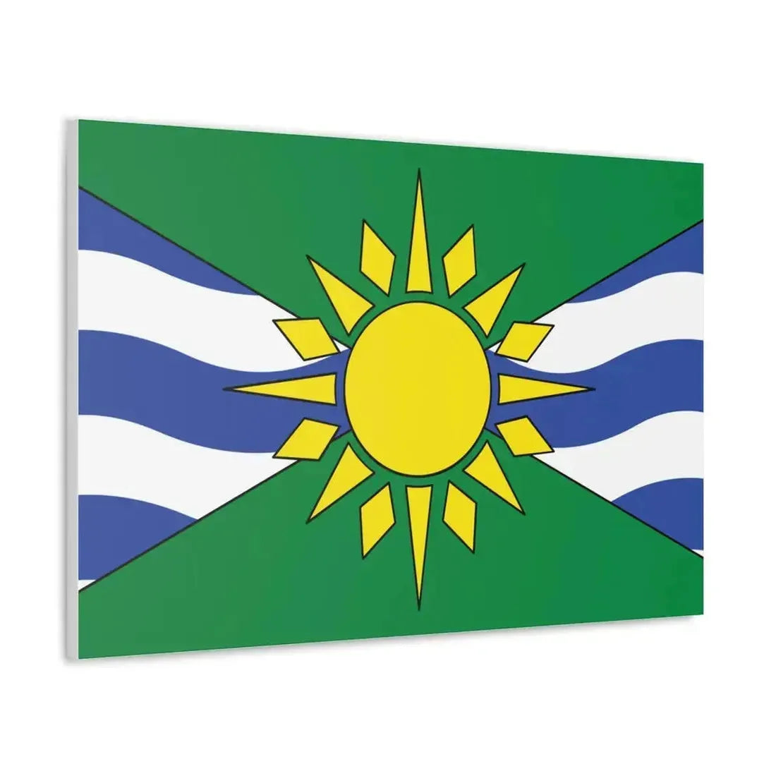 Flag of Orillia Ontario Canada - Canvas Wall Art - The Sticker Space
