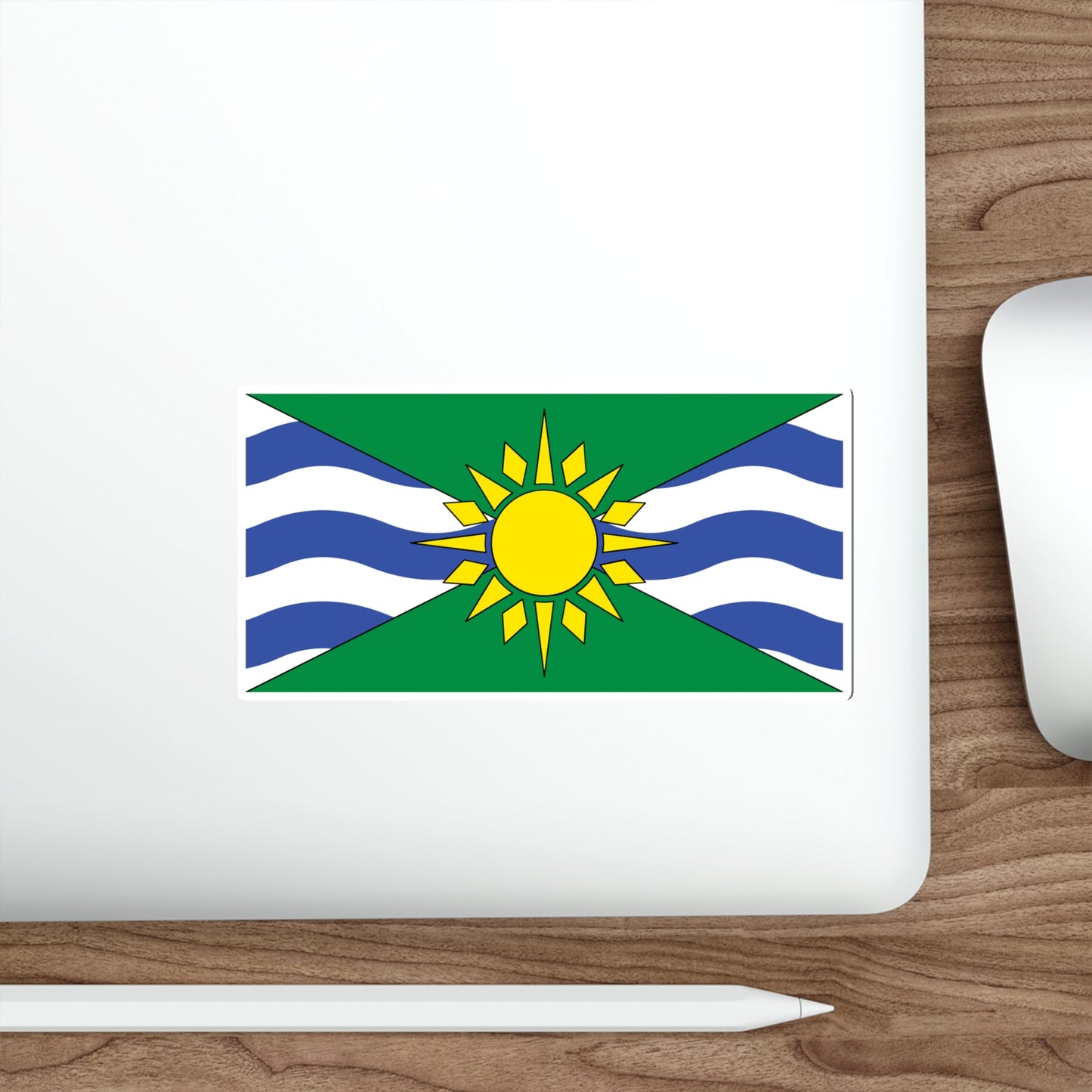 Flag of Orillia Ontario Canada STICKER Vinyl Die-Cut Decal-The Sticker Space