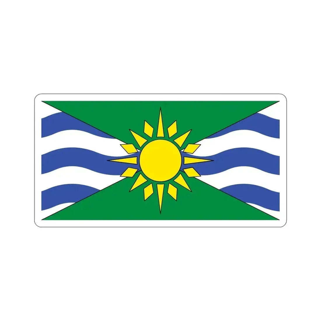 Flag of Orillia Ontario Canada STICKER Vinyl Die-Cut Decal - The Sticker Space