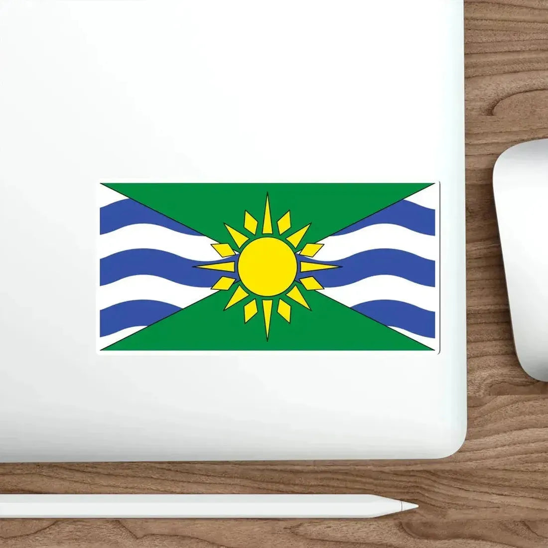 Flag of Orillia Ontario Canada STICKER Vinyl Die-Cut Decal - The Sticker Space