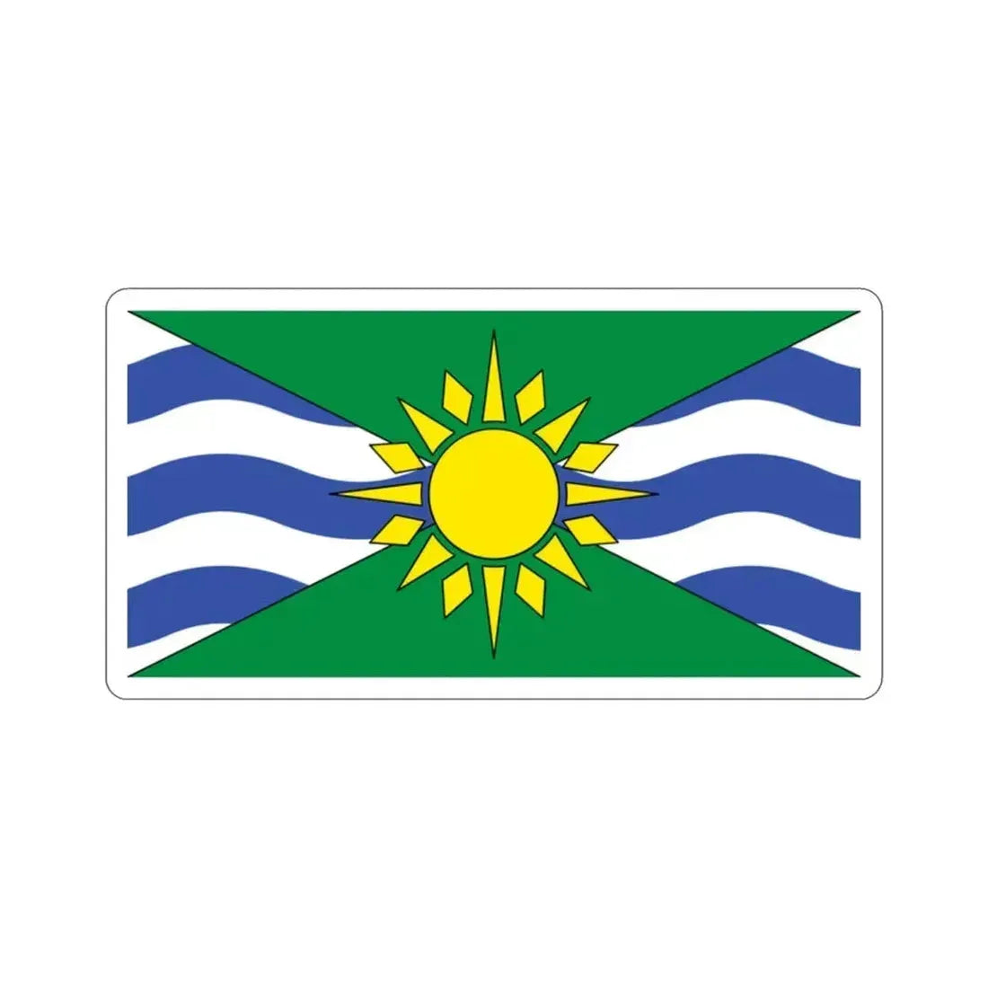 Flag of Orillia Ontario Canada STICKER Vinyl Die-Cut Decal - The Sticker Space