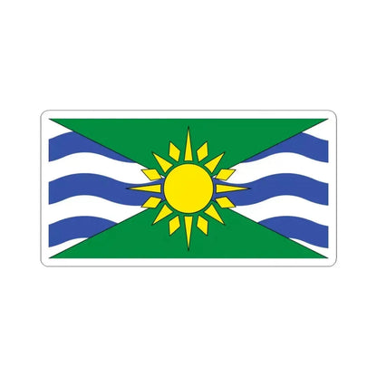 Flag of Orillia Ontario Canada - STICKER Vinyl Kiss-Cut Decal 3 Inch White - The Sticker Space