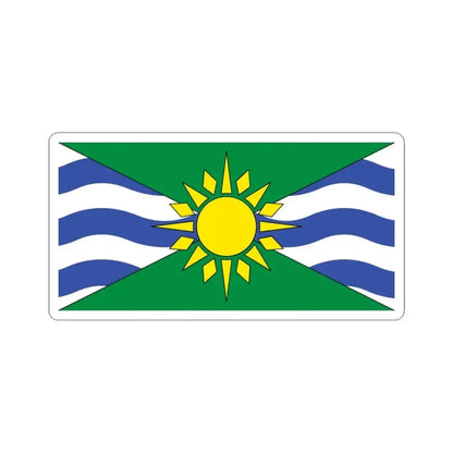 Flag of Orillia Ontario Canada - STICKER Vinyl Kiss-Cut Decal 6 Inch White - The Sticker Space