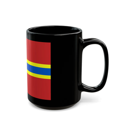 Flag of Orkney UK - Black Coffee Mug-The Sticker Space