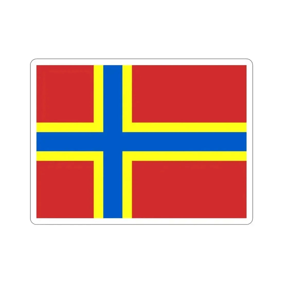Flag of Orkney UK STICKER Vinyl Die-Cut Decal 2 Inch - The Sticker Space