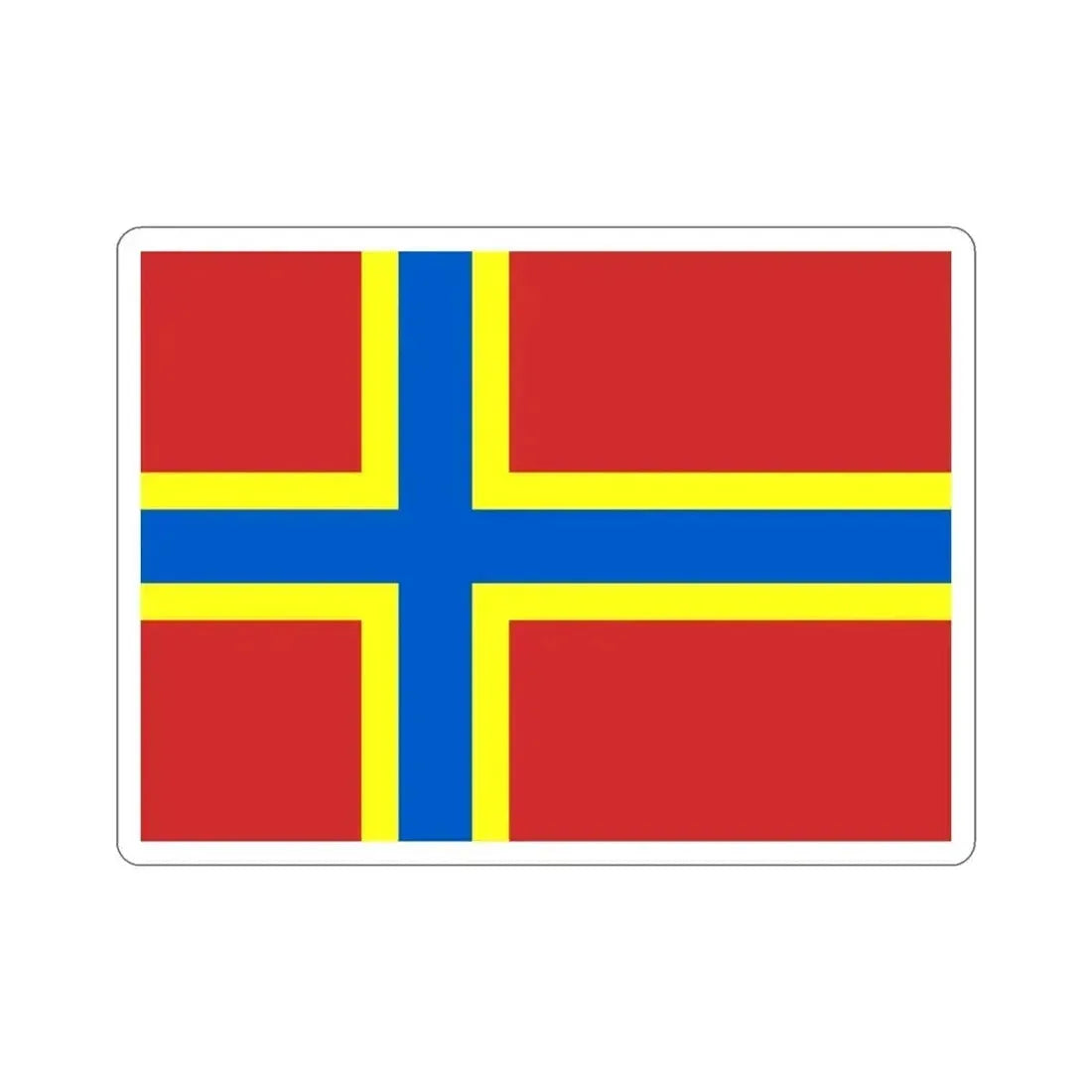 Flag of Orkney UK STICKER Vinyl Die-Cut Decal 4 Inch - The Sticker Space