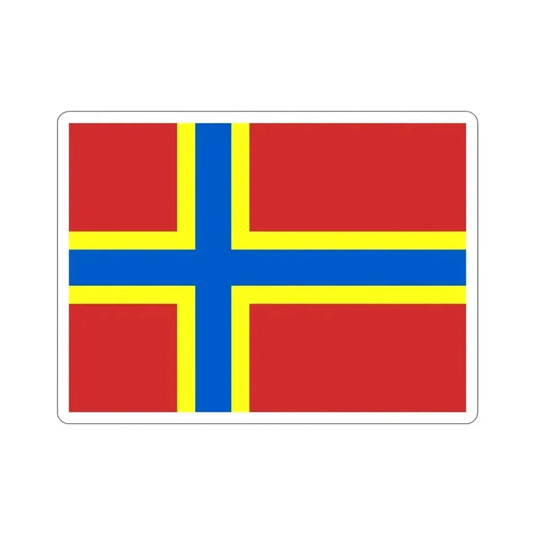 Flag of Orkney UK STICKER Vinyl Die-Cut Decal 5 Inch - The Sticker Space