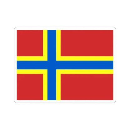Flag of Orkney UK - STICKER Vinyl Kiss-Cut Decal 2 Inch White - The Sticker Space