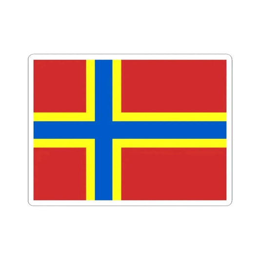 Flag of Orkney UK - STICKER Vinyl Kiss-Cut Decal 2 Inch White - The Sticker Space