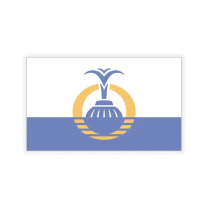 Flag of Orlando, Florida - STICKER Vinyl Kiss-Cut Decal 2 Inch Transparent - The Sticker Space