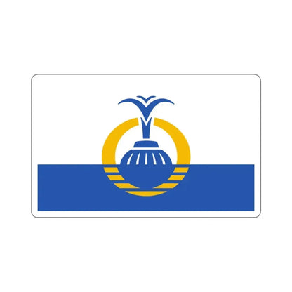 Flag of Orlando, Florida - STICKER Vinyl Kiss-Cut Decal 3 Inch White - The Sticker Space