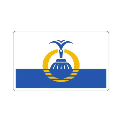 Flag of Orlando, Florida - STICKER Vinyl Kiss-Cut Decal 4 Inch White - The Sticker Space