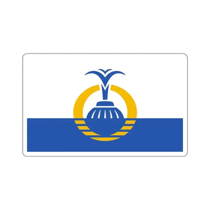 Flag of Orlando, Florida - STICKER Vinyl Kiss-Cut Decal 6 Inch White - The Sticker Space