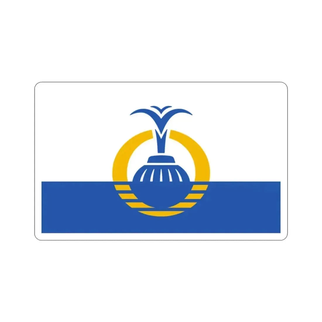 Flag of Orlando Florida USA STICKER Vinyl Die-Cut Decal 2 Inch - The Sticker Space