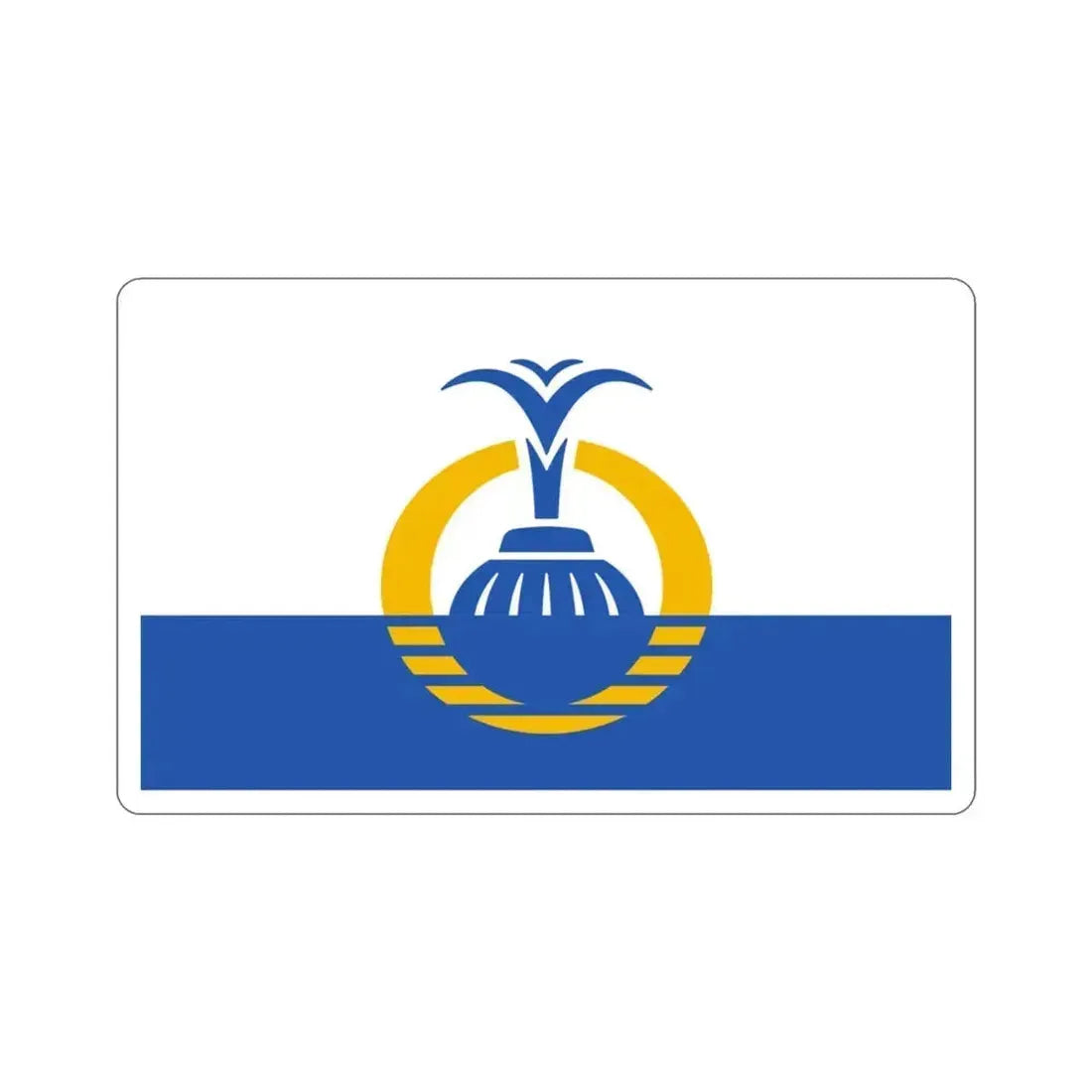 Flag of Orlando Florida USA STICKER Vinyl Die-Cut Decal 3 Inch - The Sticker Space