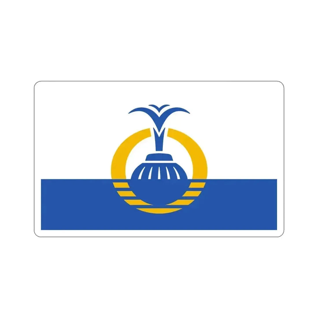 Flag of Orlando Florida USA STICKER Vinyl Die-Cut Decal 5 Inch - The Sticker Space