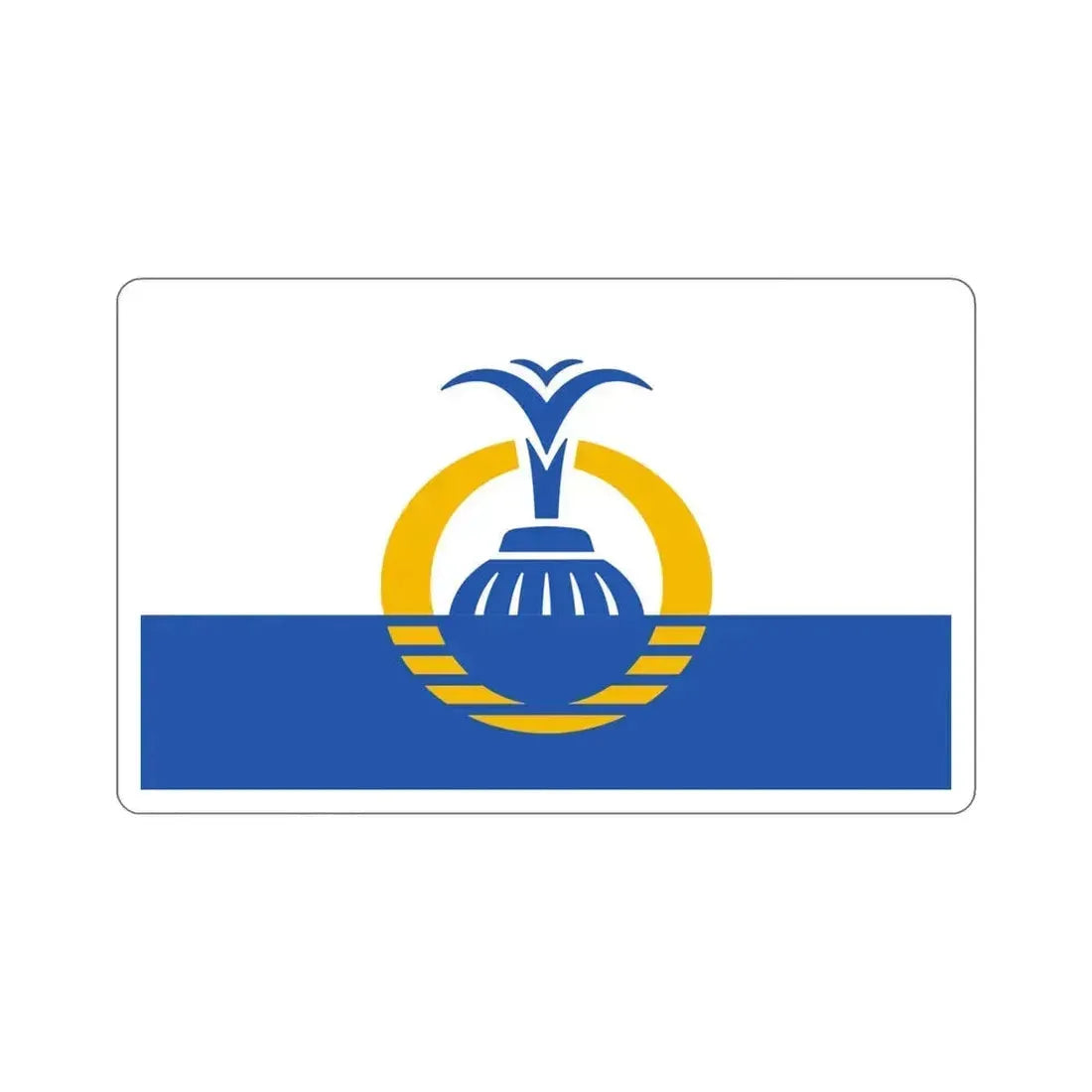 Flag of Orlando Florida USA STICKER Vinyl Die-Cut Decal 6 Inch - The Sticker Space