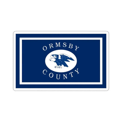 Flag of Ormsby County Nevada 1964-1969 (United States) STICKER Vinyl Kiss-Cut Decal 3 Inch White - The Sticker Space