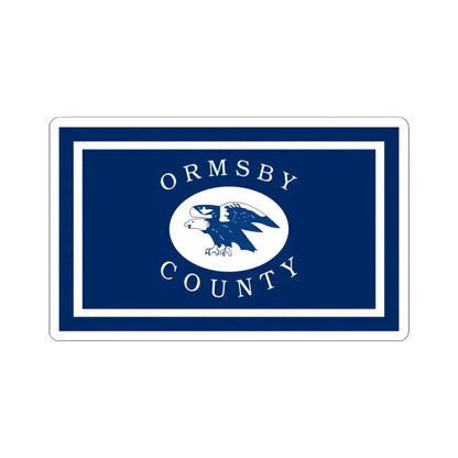 Flag of Ormsby County Nevada 1964-1969 (United States) STICKER Vinyl Kiss-Cut Decal 4 Inch White - The Sticker Space