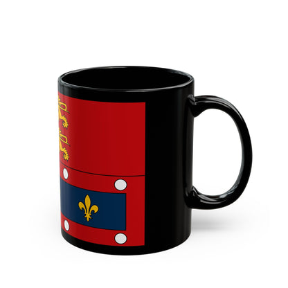 Flag of Orne France 2 - Black Coffee Mug-The Sticker Space