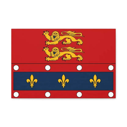 Flag of Orne France 2 - Canvas Wall Art 18″ x 12″ 1.25" - The Sticker Space