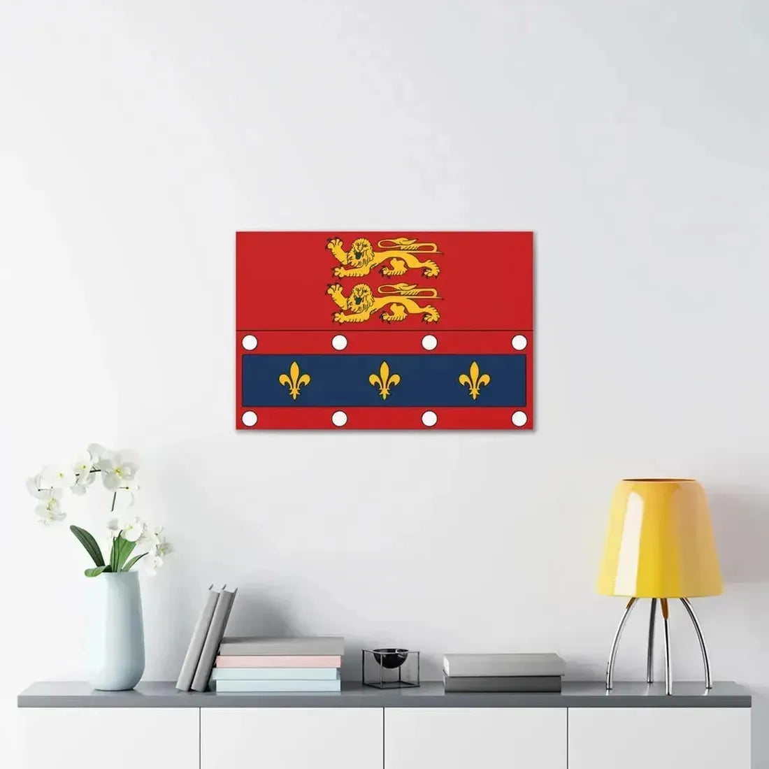 Flag of Orne France 2 - Canvas Wall Art - The Sticker Space