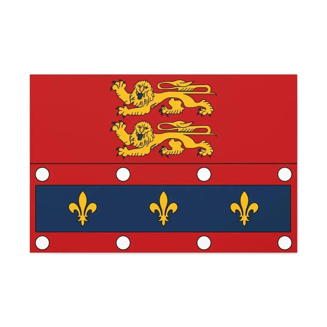 Flag of Orne France 2 - Canvas Wall Art - The Sticker Space