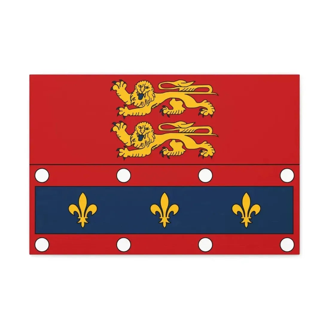 Flag of Orne France 2 - Canvas Wall Art - The Sticker Space