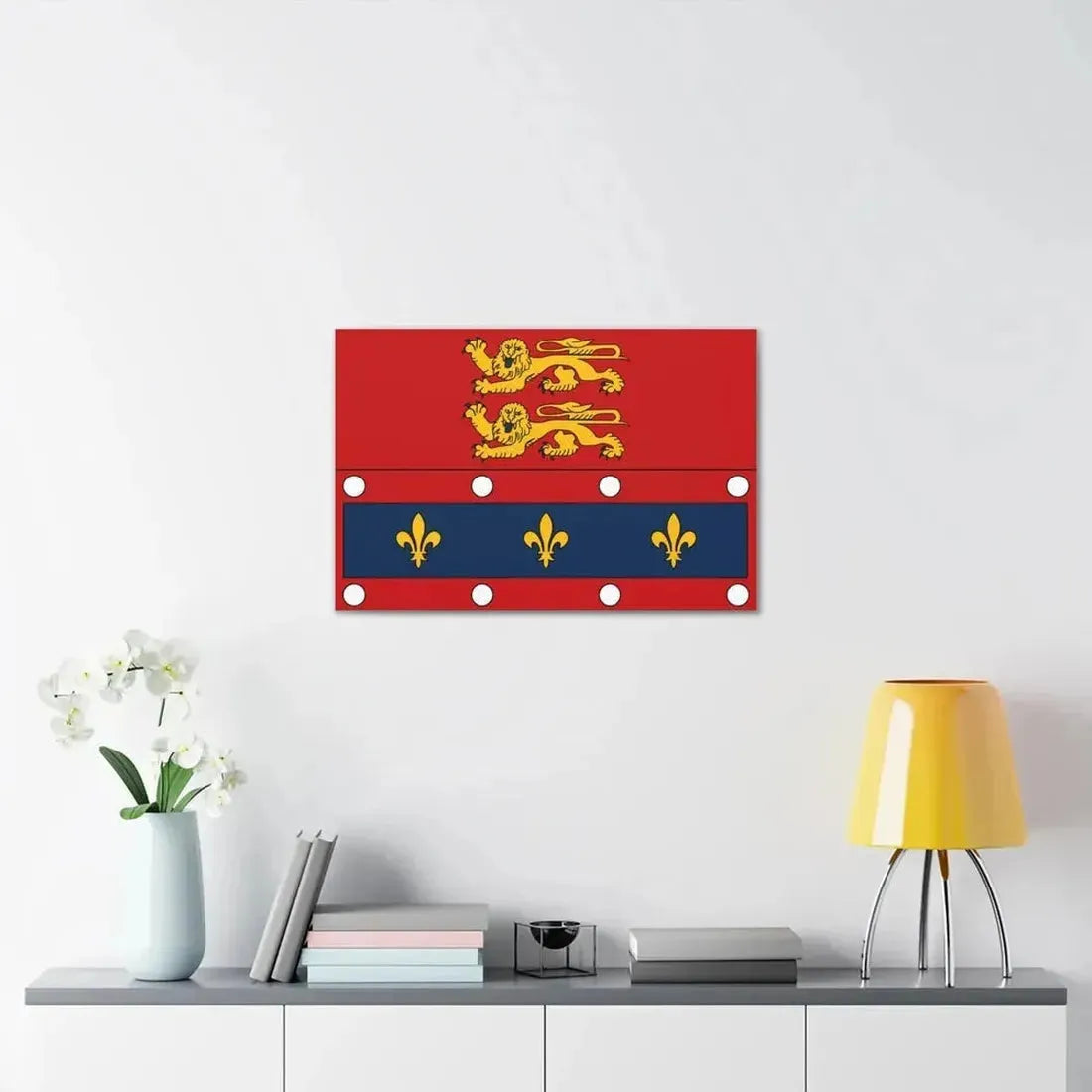 Flag of Orne France 2 - Canvas Wall Art - The Sticker Space