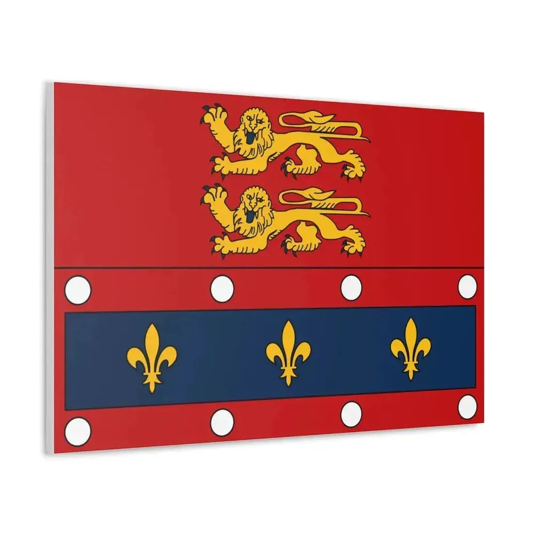 Flag of Orne France 2 - Canvas Wall Art - The Sticker Space