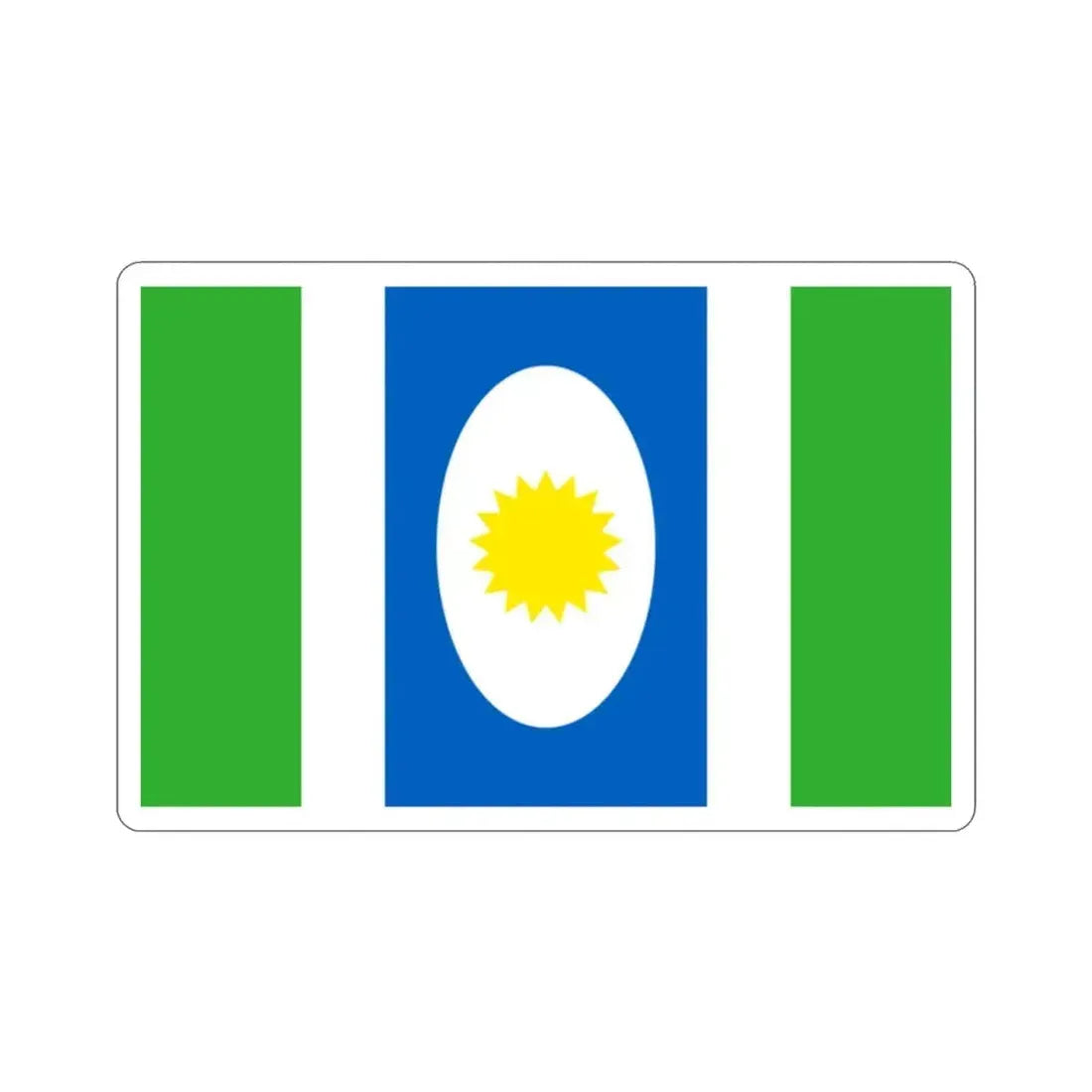 Flag of Orocovis Puerto Rico STICKER Vinyl Die-Cut Decal 2 Inch - The Sticker Space