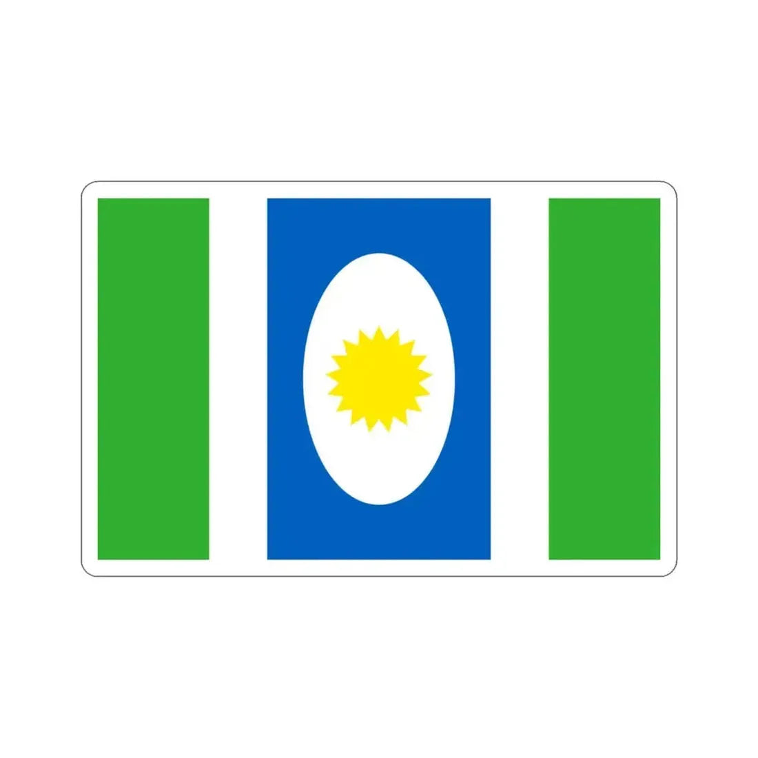 Flag of Orocovis Puerto Rico STICKER Vinyl Die-Cut Decal 3 Inch - The Sticker Space