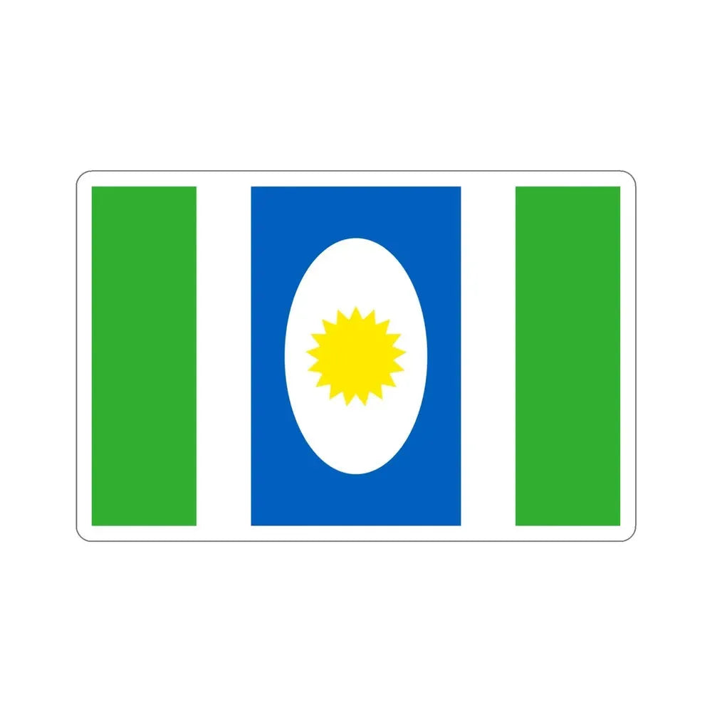 Flag of Orocovis Puerto Rico STICKER Vinyl Die-Cut Decal - The Sticker Space