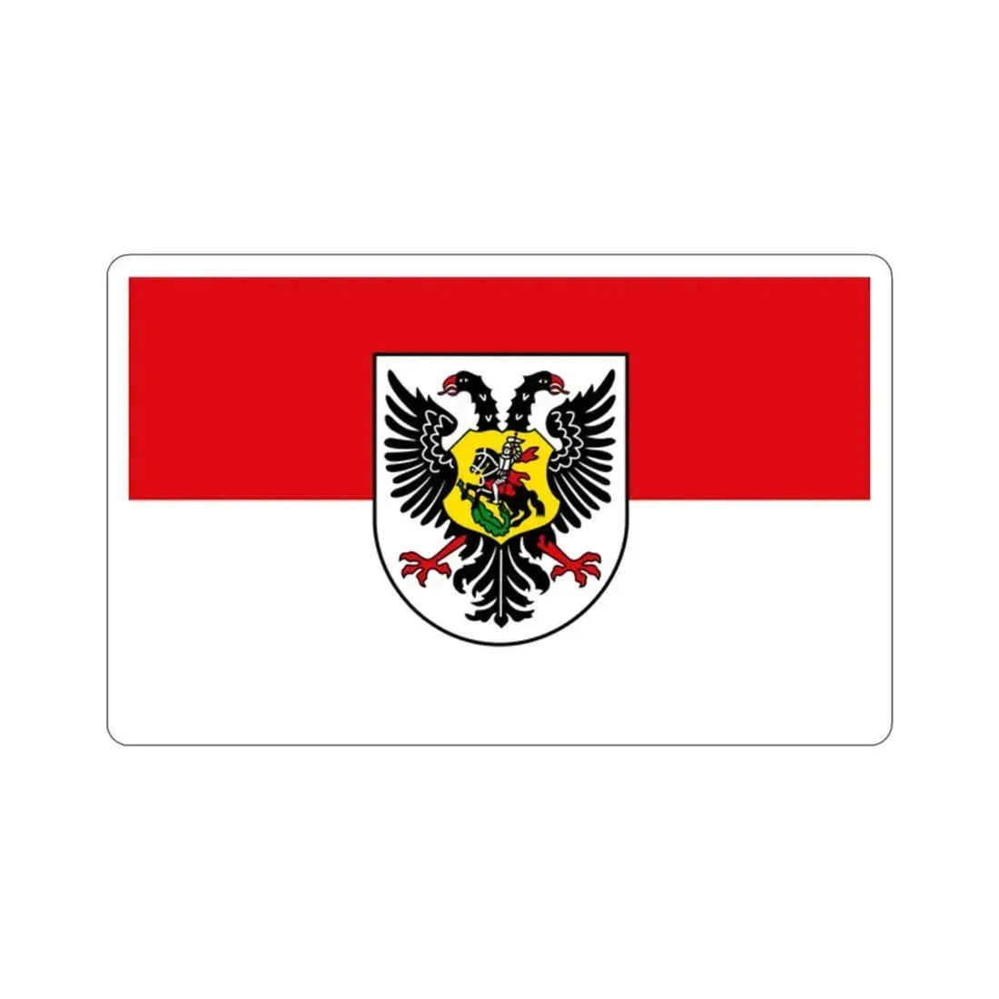 Flag of Ortenaukreis Germany STICKER Vinyl Die-Cut Decal 2 Inch - The Sticker Space