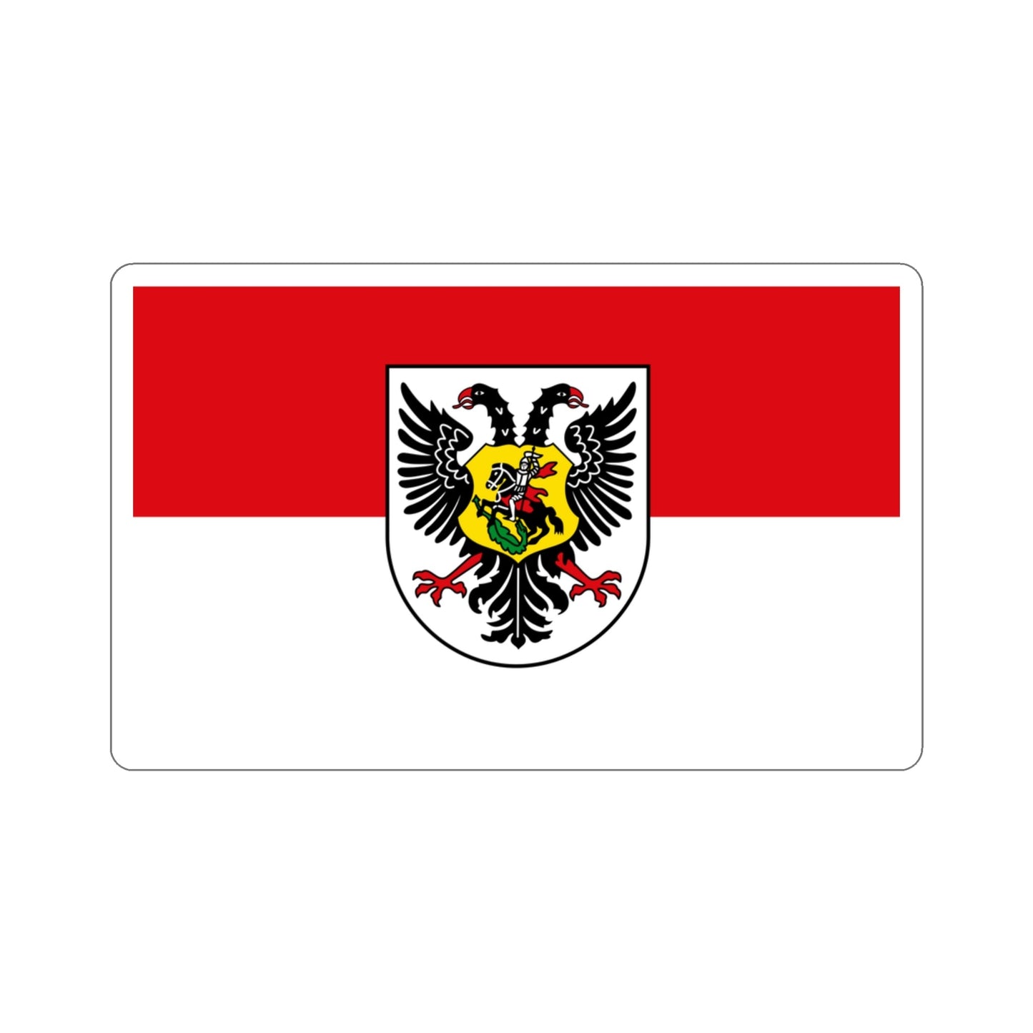 Flag of Ortenaukreis Germany STICKER Vinyl Die-Cut Decal-3 Inch-The Sticker Space