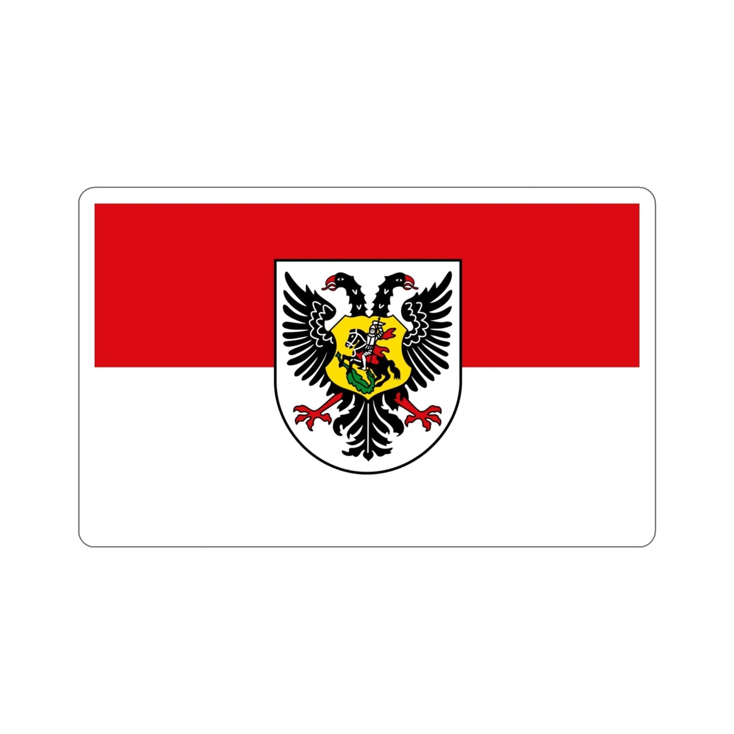 Flag of Ortenaukreis Germany STICKER Vinyl Die-Cut Decal-4 Inch-The Sticker Space