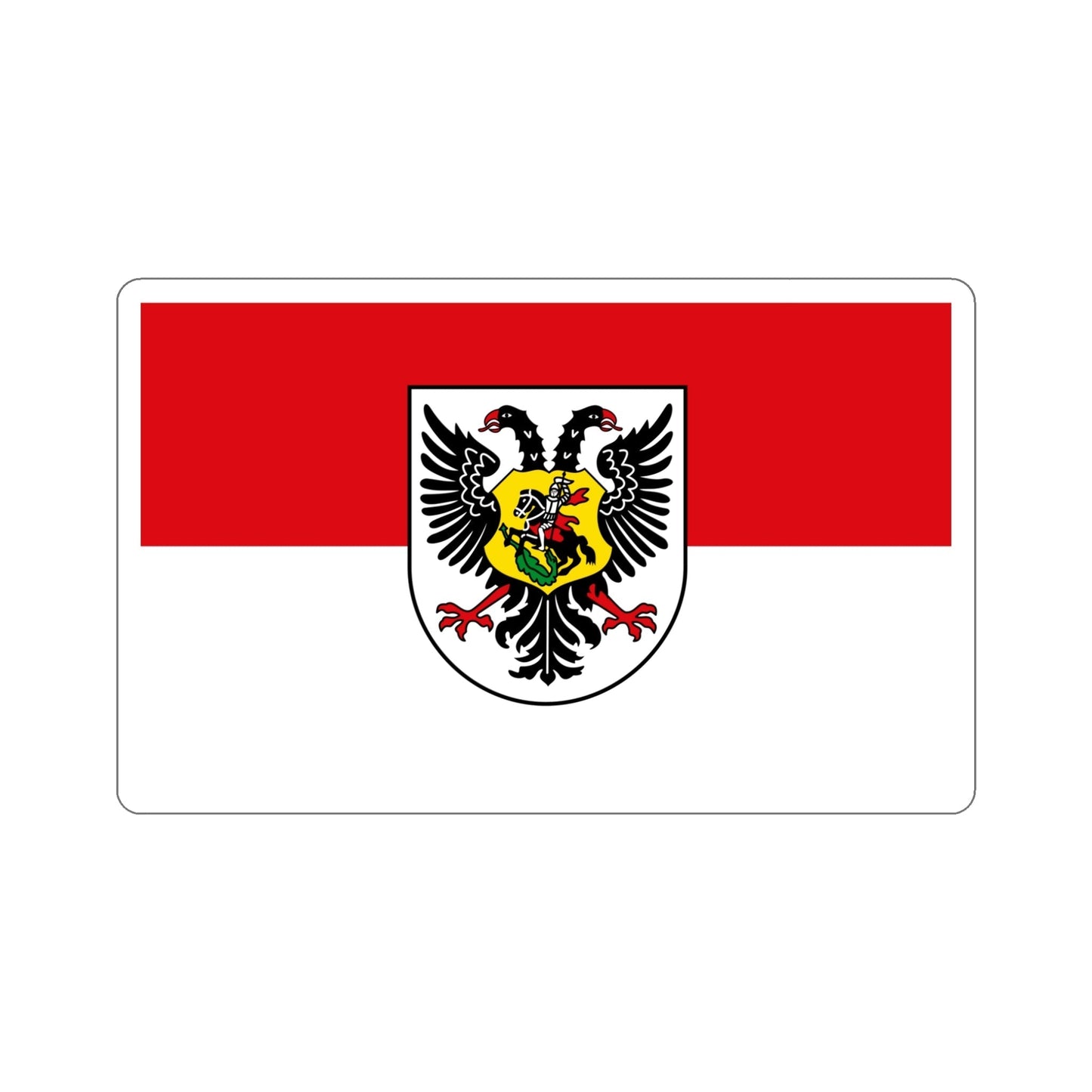 Flag of Ortenaukreis Germany STICKER Vinyl Die-Cut Decal-5 Inch-The Sticker Space