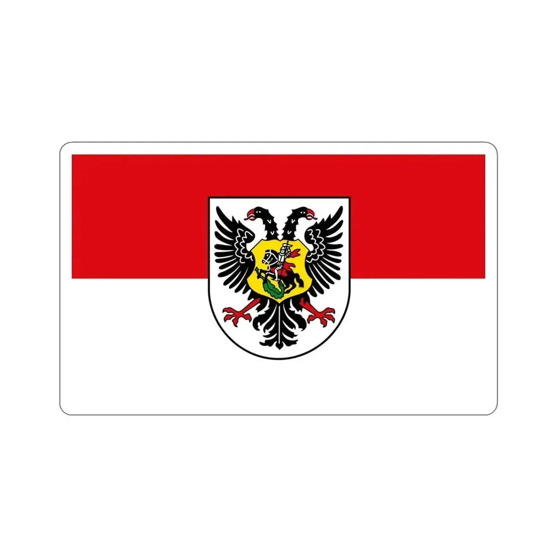 Flag of Ortenaukreis Germany STICKER Vinyl Die-Cut Decal - The Sticker Space