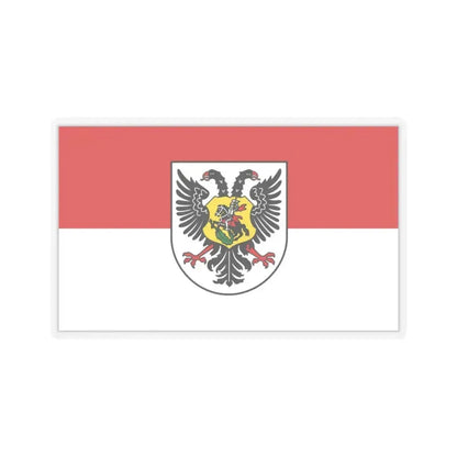 Flag of Ortenaukreis Germany - STICKER Vinyl Kiss-Cut Decal 3 Inch Transparent - The Sticker Space