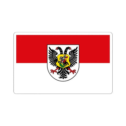 Flag of Ortenaukreis Germany - STICKER Vinyl Kiss-Cut Decal 4 Inch White - The Sticker Space